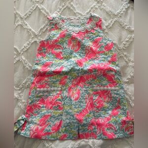 Colorful Lobster Print Dress